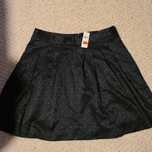 Black medallion skirt